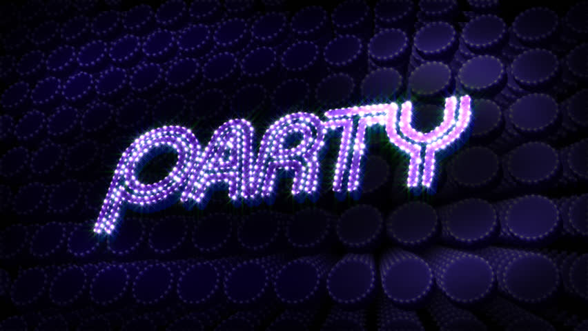 Party Glitz Sparkle Text