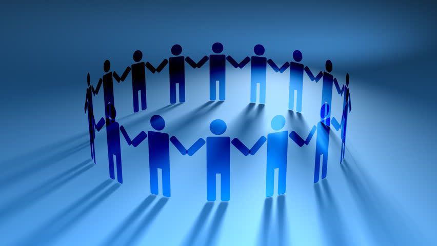 People Holding Hands in Circle