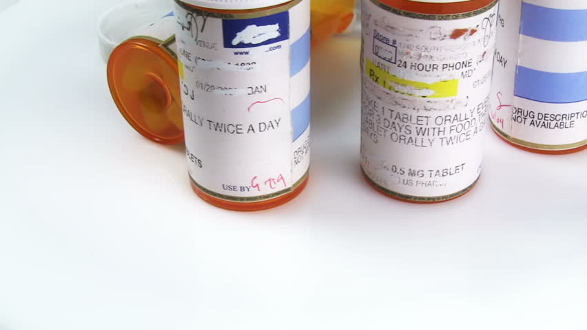 Prescription Bottle and Pills