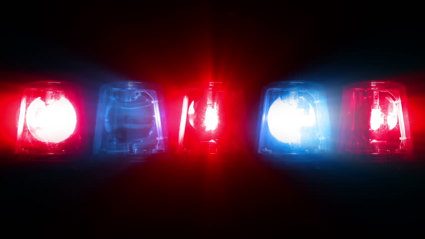 Police Car Lights Flashing - Looping