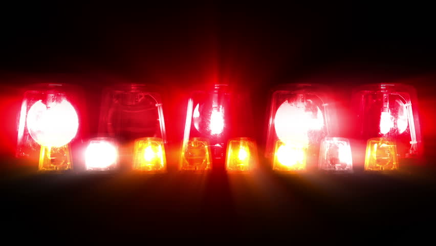 Fire Truck Lights Flashing - Looping