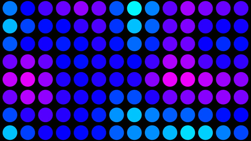 Psychedelic Colored Dots on Black HD