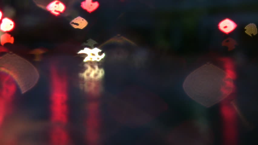Defocused Light and Rain Reflections