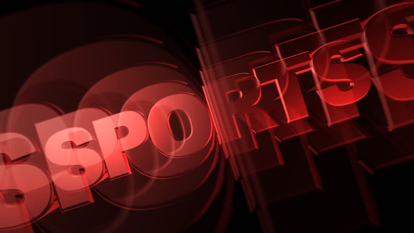 SPORTS 3D Text Red