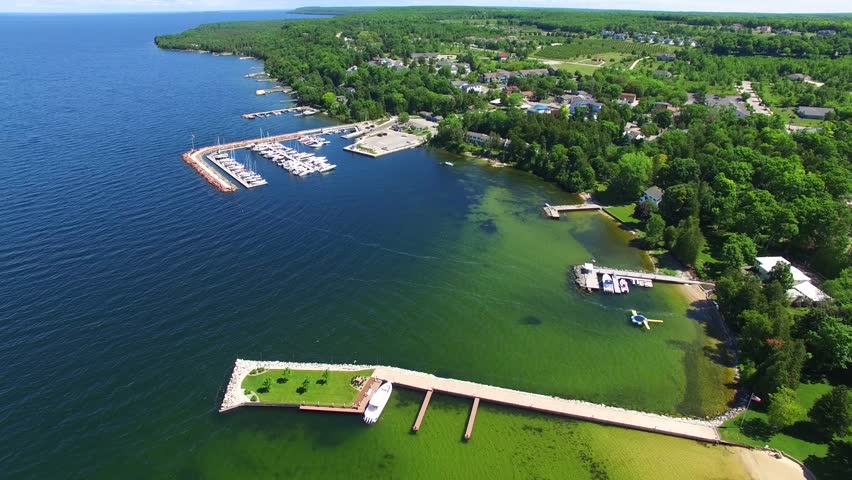 Lake Landscape at Egg Harbor, Wisconsin image - Free stock photo ...