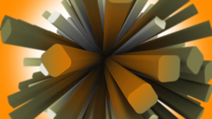 Sphere of 3D Squares Abstract Animation