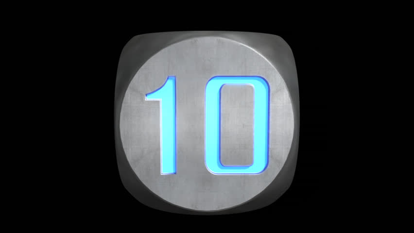 Countdown from 10 to 0