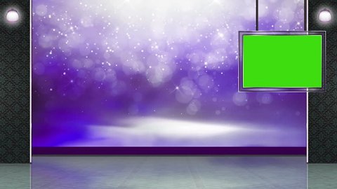 Entertainment Tv Studio Set Virtual Green Stock Footage Video (100%  Royalty-free) 17700508 | Shutterstock