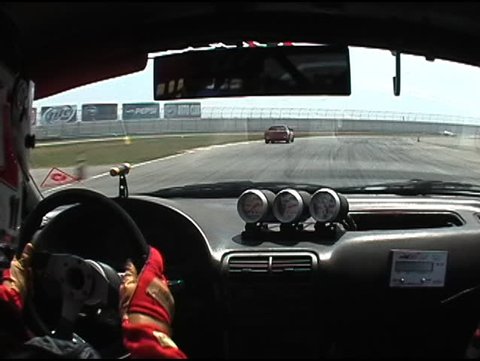 In Car Race Cam on Track