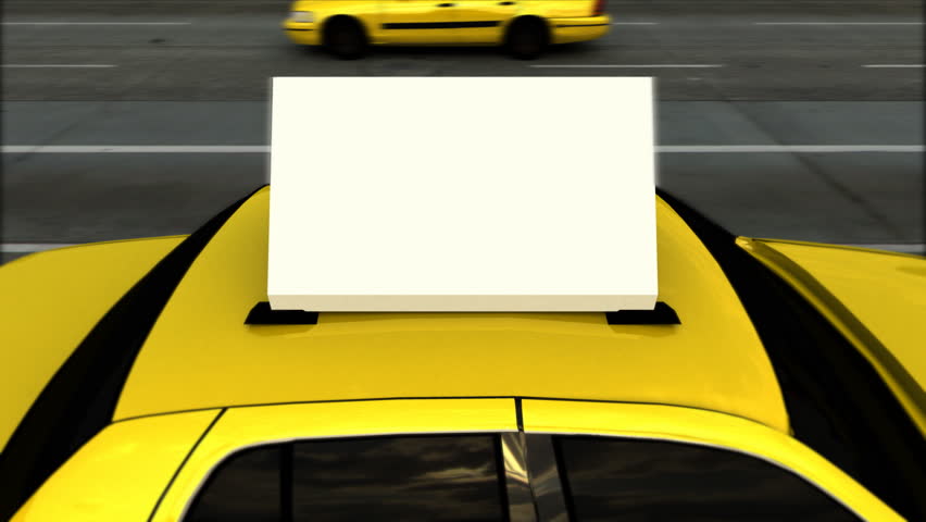 Taxi Advertising Message Board Loop