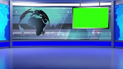 News Tv Studio Set の動画素材 ロイヤリティフリー Shutterstock