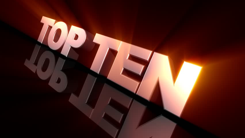 TOP TEN 3D Text with Light Rays