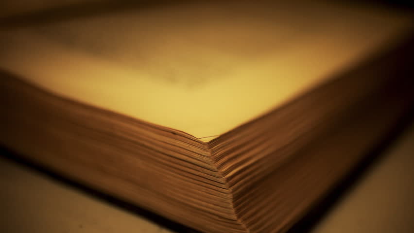 Turning Pages of an Old Book