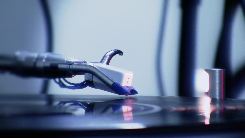 DJ Vinyl on Turntable Spinning HD