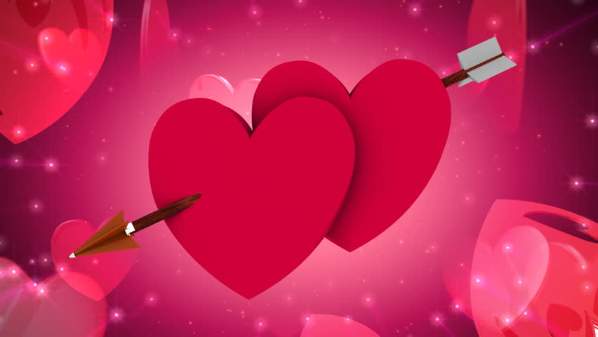 Valentine's Hearts and Arrow
