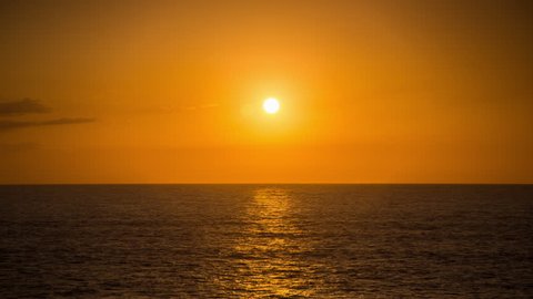 amazing sunset timelapse of beautiful on  portugals Algave coast