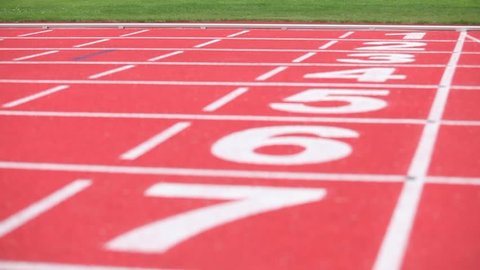 Running Track Number Five With Stock Footage Video 100 Royalty Free Shutterstock