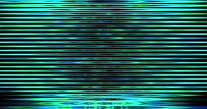 Horizontal glossy blue green waves. Abstract background video. Computer generated 3D rendering