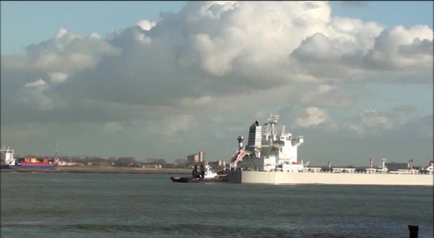 oil tanker passing by