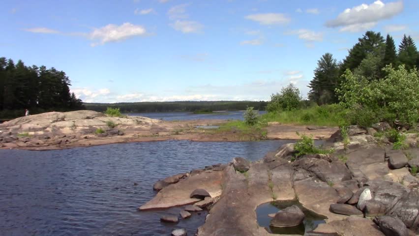 Algonquin Park lake and forest