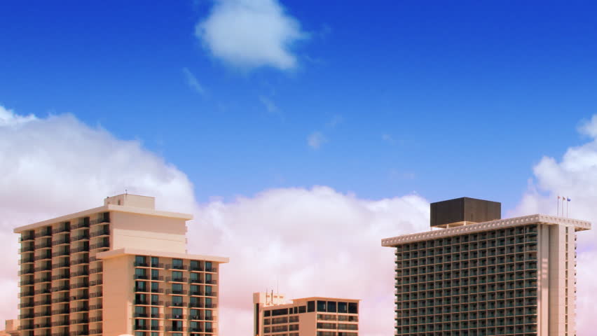 Time-lapse Waikiki Skyline