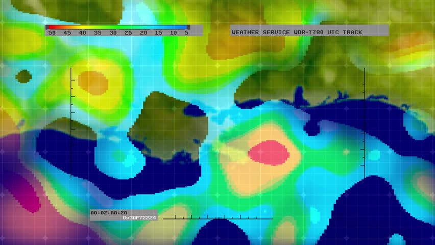 Weather Radar Digital Satellite Map Gulf