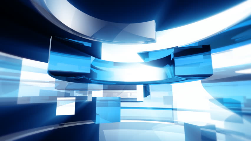Abstract 3D Curves Animated Background