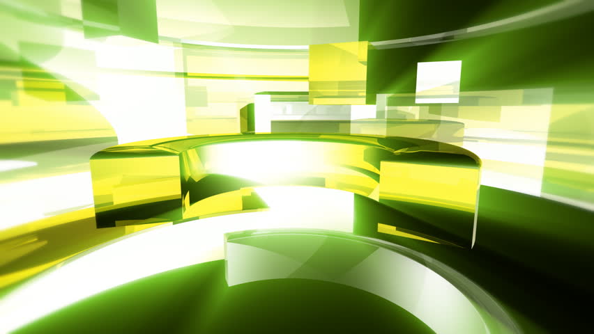 Abstract 3D Curves Animated Background