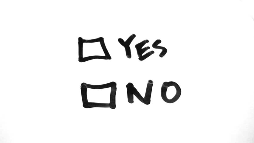 Checkbox Yes or No