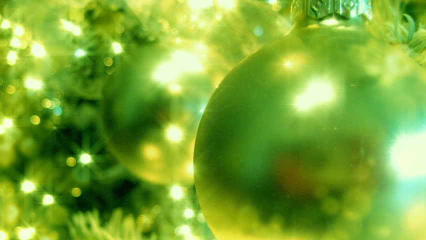 Green Christmas Tree HD Loop