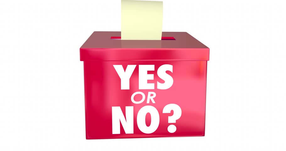 yes no answer box vote ballot Stock Footage Video (100% Royalty-free)  17777692 | Shutterstock