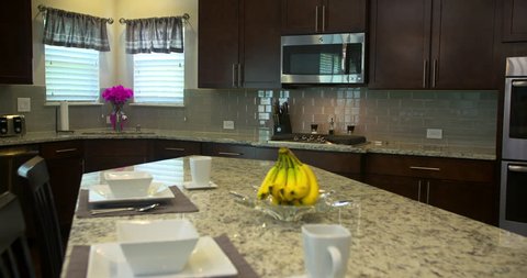Kitchen Island Move Left Medium Shot Stock Footage 100 Royalty Free 17798596 Shutterstock Kitchen Island Move Left Medium Shot, How To Move A Kitchen Island With Granite Countertop