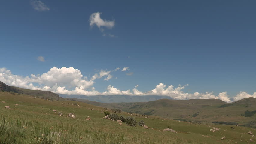 Time-lapse of cloud development in the Drakensberg Mountain range, South Africa 