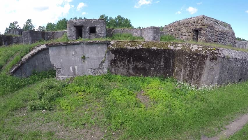 Old fortifications from the height of bird flight
Russia, Kronshtadt Fort Alexander Shanets
