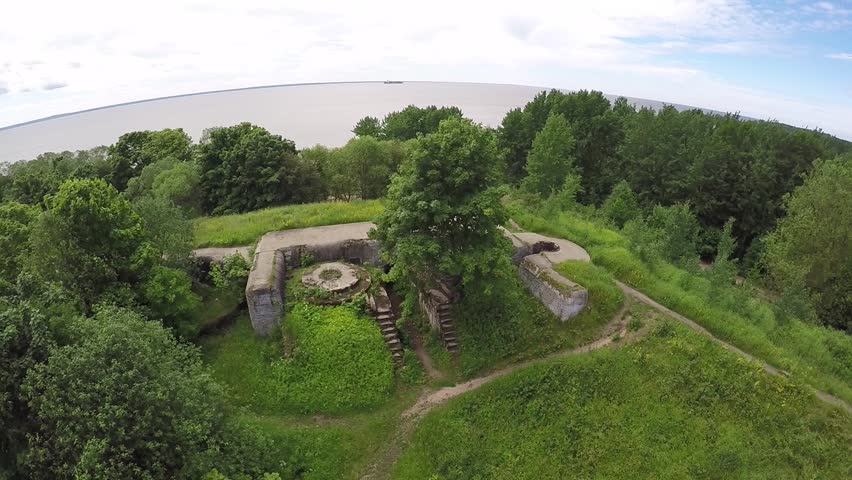 Old fortifications from the height of bird flight
Russia, Kronshtadt Fort Alexander Shanets