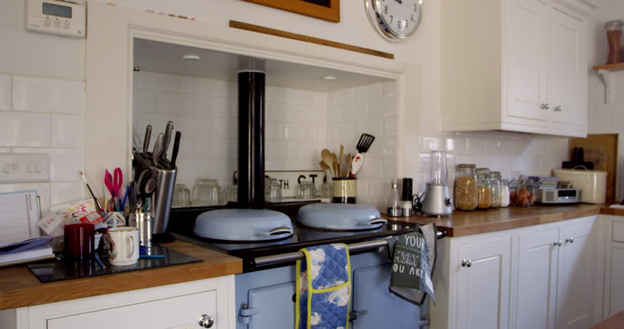 Kitchen In Contemporary Family Home