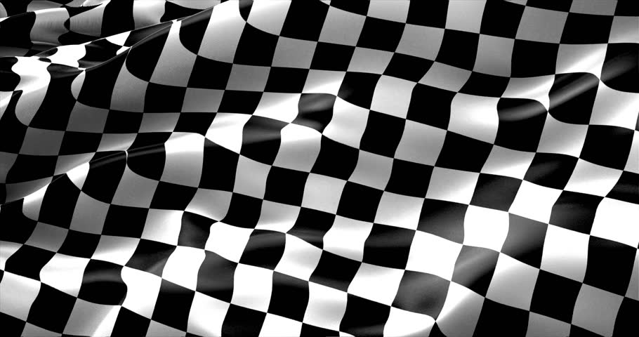 Checkered Flag, End Race Background, Stock Footage Video (100% Royalty