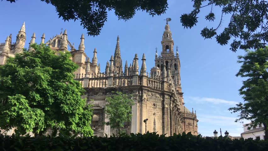 The Cathedral of Saint Mary of the See (Seville Cathedral) in Seville Spain