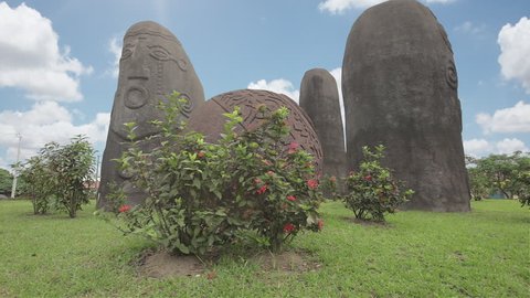 Ikom Monoliths Monument, Calabar, Cross River State, Nigeria.