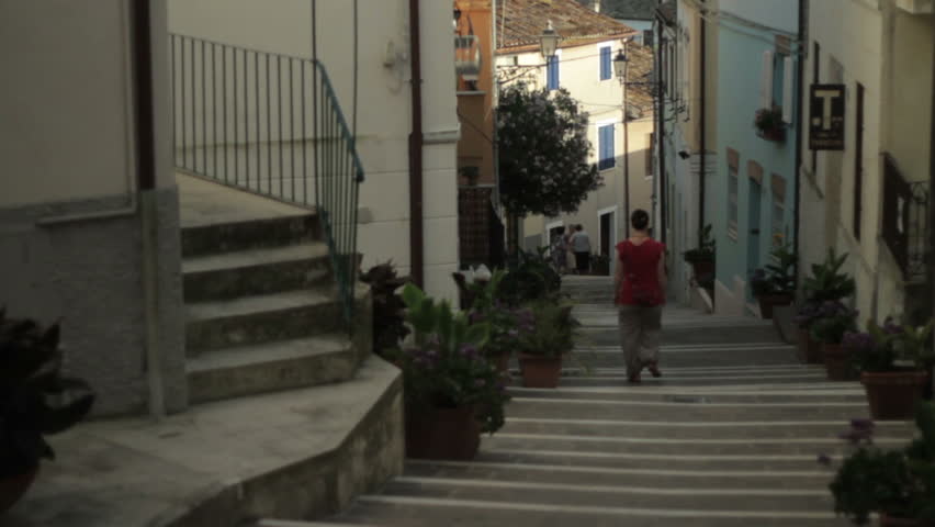 Street Glimpse Vertical Pan, Numana