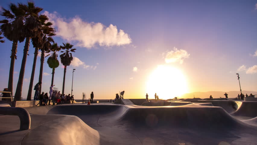 Venice Beach Лос Анджелес скейтпарк