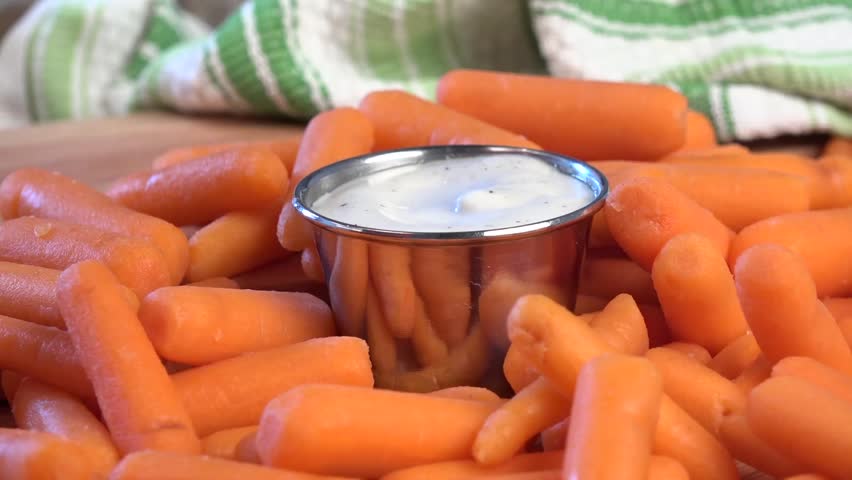 baby carrots and ranch