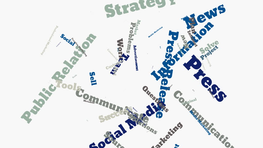 Public Relation word cloud