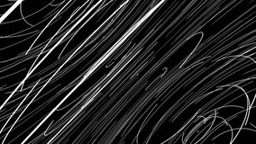 High speed rotating black and white concentric rings and circles. Seamlessly looping motion background for music videos, broadcast, tv, film, editing, live visuals, VJ loops,  shows, or art.