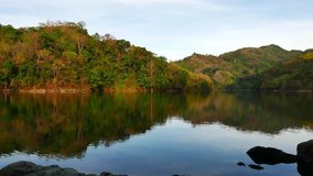 A real time clip showing the idyllic beauty of the mountain lake Balanan in Negros Oriental, Philippines. Originally shot in 4K (Ultra HD) resolution.
