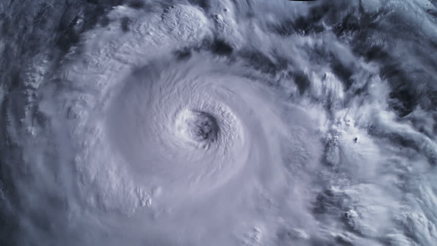 Hurricane Storm, tornado, satellite view. Elements of this image furnished by NASA Royalty-Free Stock Footage #17904451