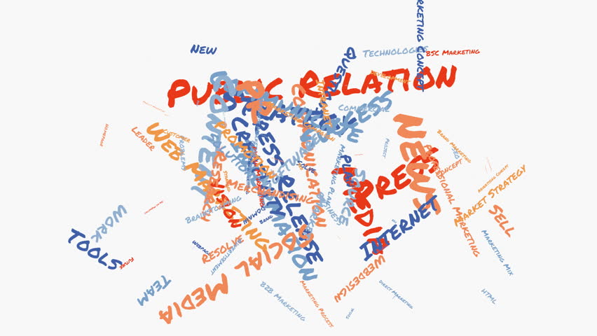 Public Relation word cloud