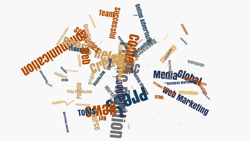 public relation word cloud Royalty-Free Stock Footage #17905183