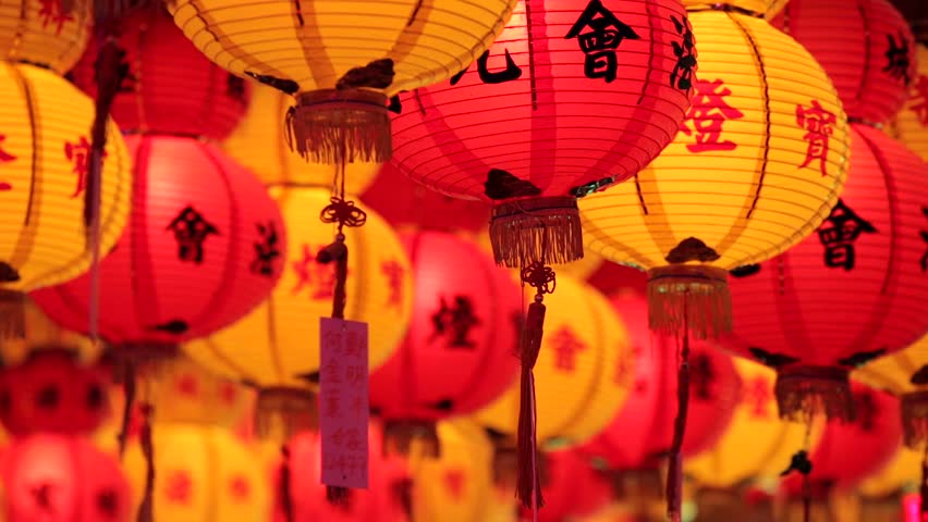 chinese new year paper lanterns