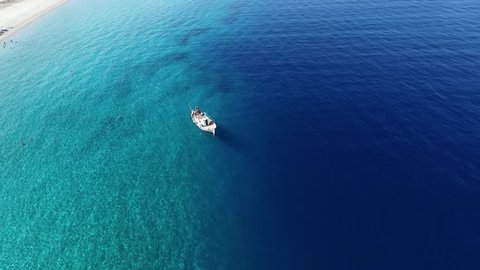Wonderful  aerial footage from Aegean Sea